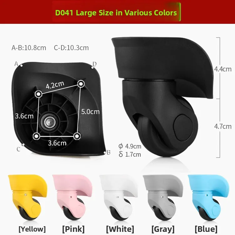Large Smooth Wheel Luggage Roller Bag Easy Rollers J002 Big Wheels 002 Durable Carry-On Suitcase for Travel And Business