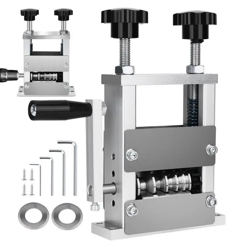 

Drill Powered Wire Stripper 6-channel Wire Stripper Machine For Drill 0.060.8inch Stripper Includes 4 Allen Wrenches 4 Screws