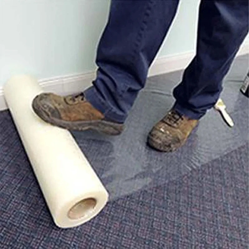 Carpet Protector Roll ,Carpet Protector Film Floor Covering For Paint,Carpet Protector For Floor Stairs 40Cmx20m