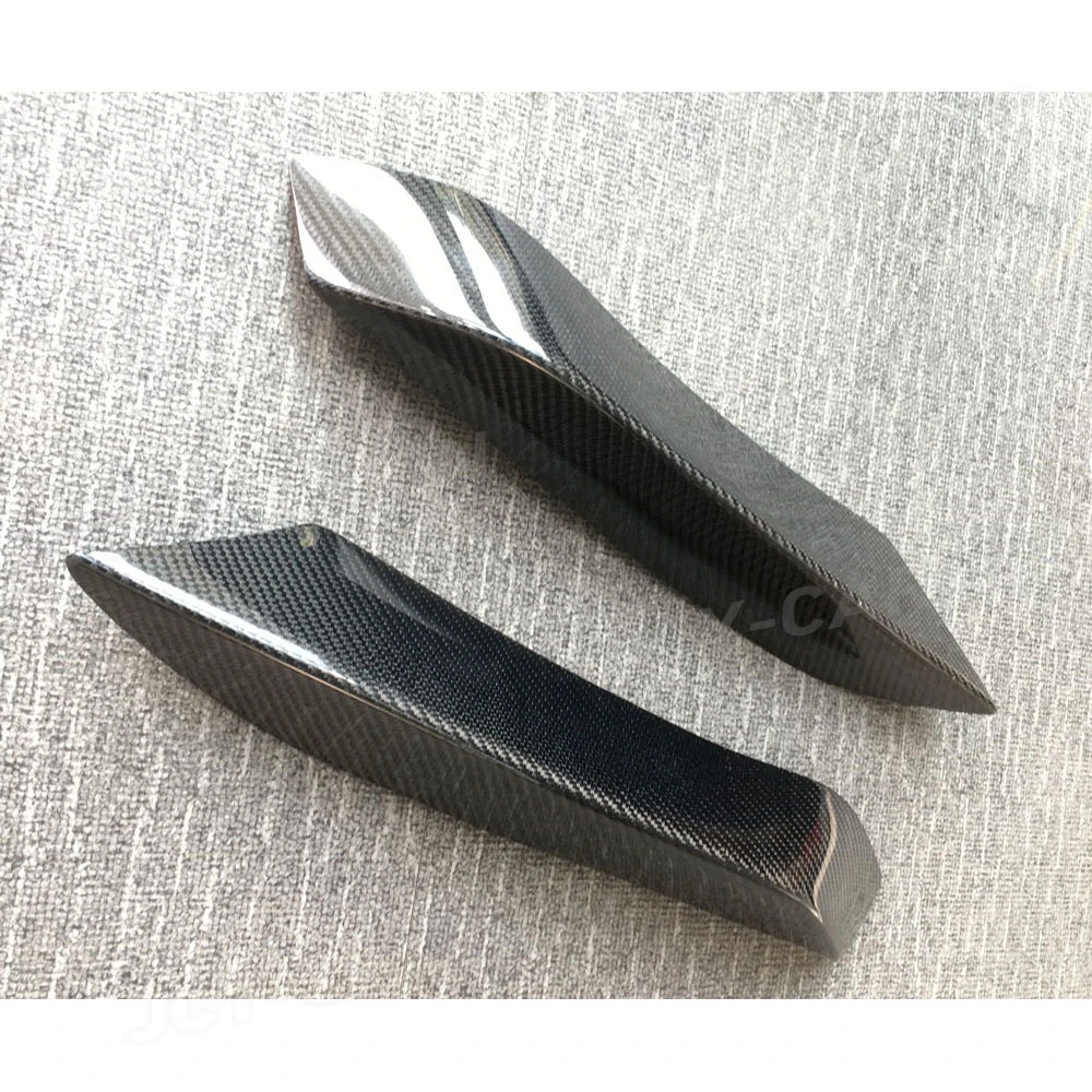 

JCYECF Carbon Fiber Front FogLamp Corner Splitters Covers Trim for BMW F80 M3 F82 F83 M4 2014-2018 Eyelids Strips Stickers