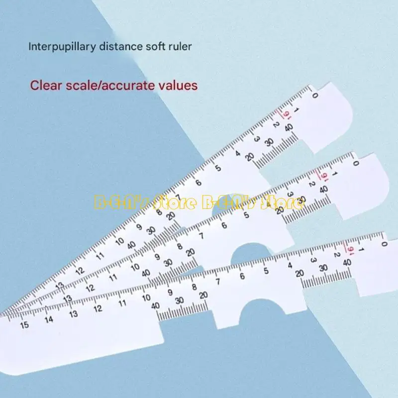 Y1AD 5PCS Flexible Eyewears Measuring Tape Accurate PD Ruler Pupillary Distance Ruler
