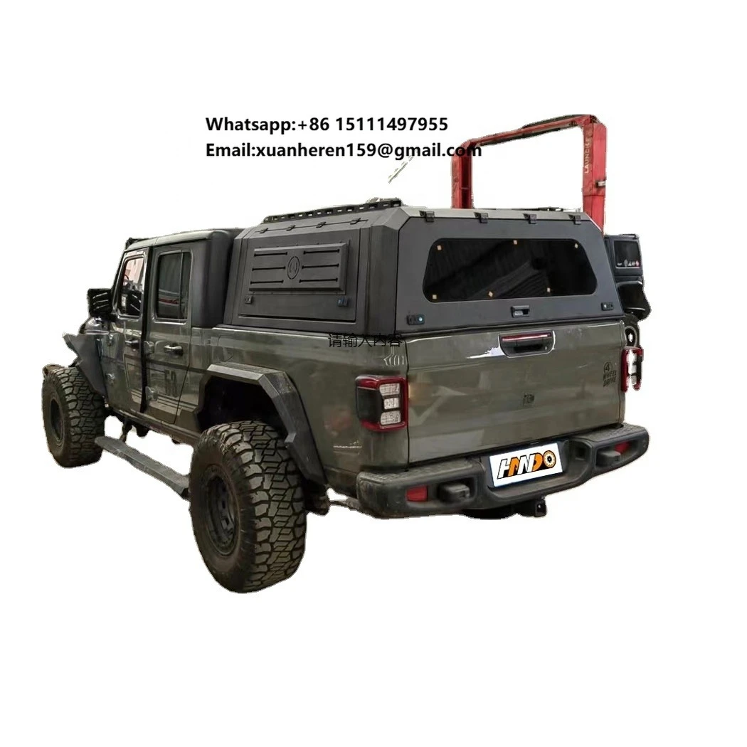 

Hot Sale Modular Premium Truck Cap Waterproof Made Manganese Steel for Jeep Wrangler Gladiator Jeep Wrangler JL Gladiator