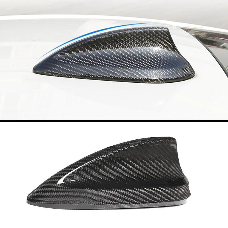For BMW 3 5 7 Series G20 G30 G11 F30 2012 2019 2018 2020 I3 2022 Carbon Fiber Style Car Antenna Protection Cover Accessories