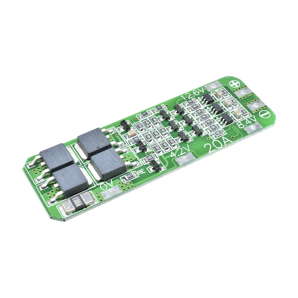 3S 20A Li-ion Lithium Battery 18650 Charger PCB BMS Protection Board For Drill Motor 12.6V Lipo Cell Module 64x20x3.4mm