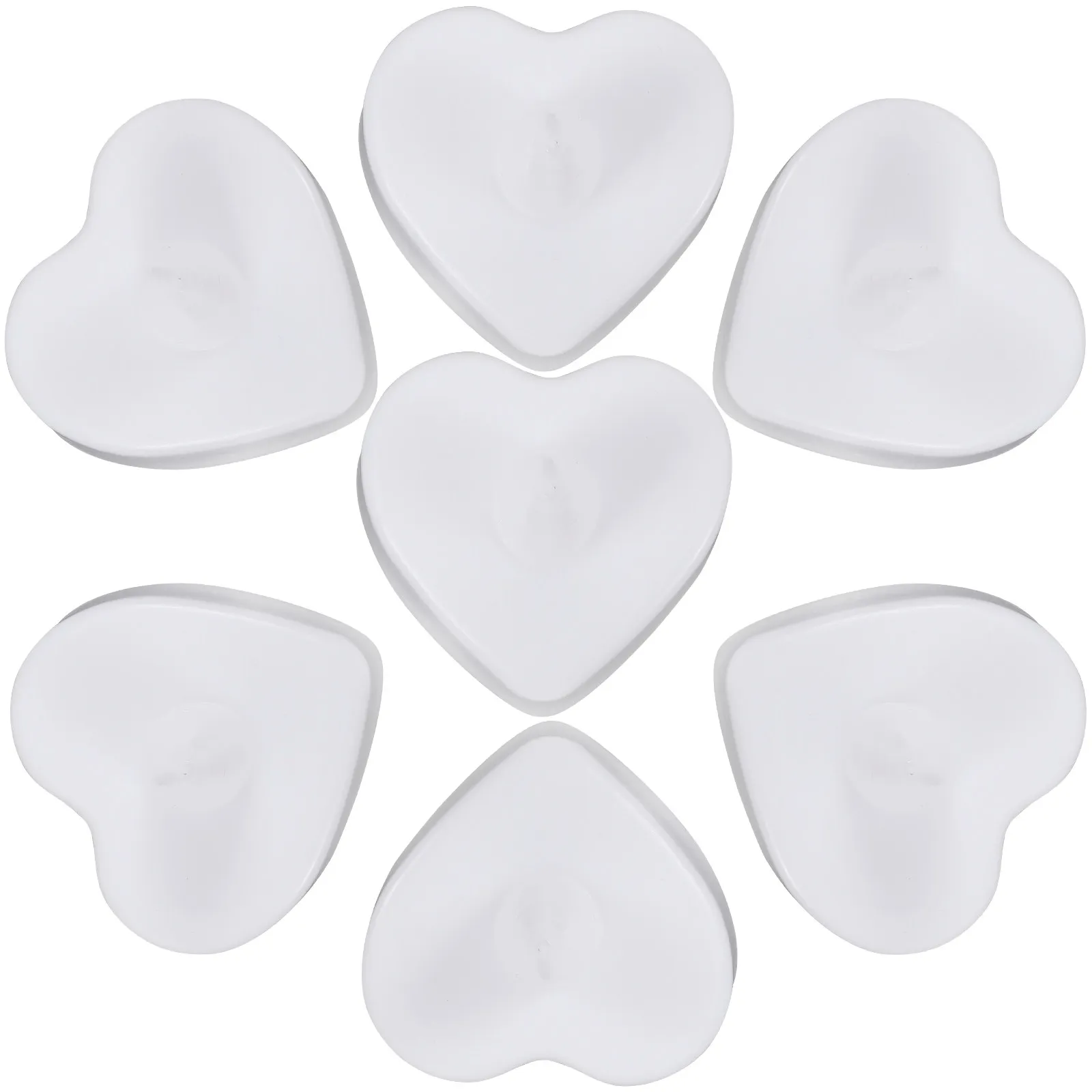 24Pcs Heart Pattern LED Lights Realistic Flame Simulation Silent Operation Eco Friendly Decor for Holiday Season Party