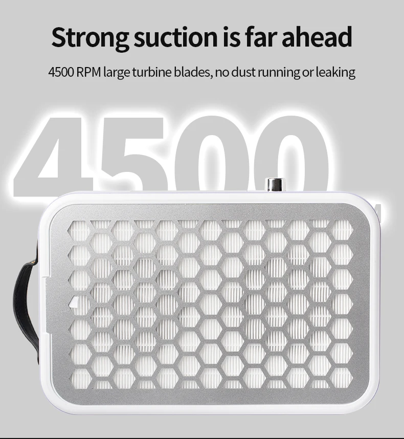 

Adjustable Speed Nail Dust Collector 80W Strong Suction 4500 RPM Nail Salon Special 2025 New Model