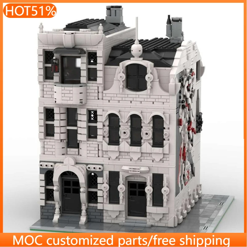 1742 PCS Construction Wall Mural MOC Customize Modular Building Block Popular Creative Design Technology DIY Assembly Toy Gift