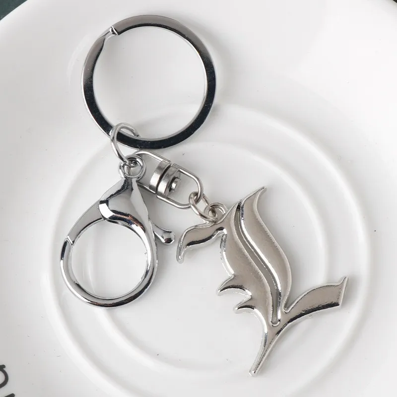 Anime Death Note Keychain Double Sided Black Note Book Pendant Key Chain for Women Men Choker Jewelry Gift - view 6