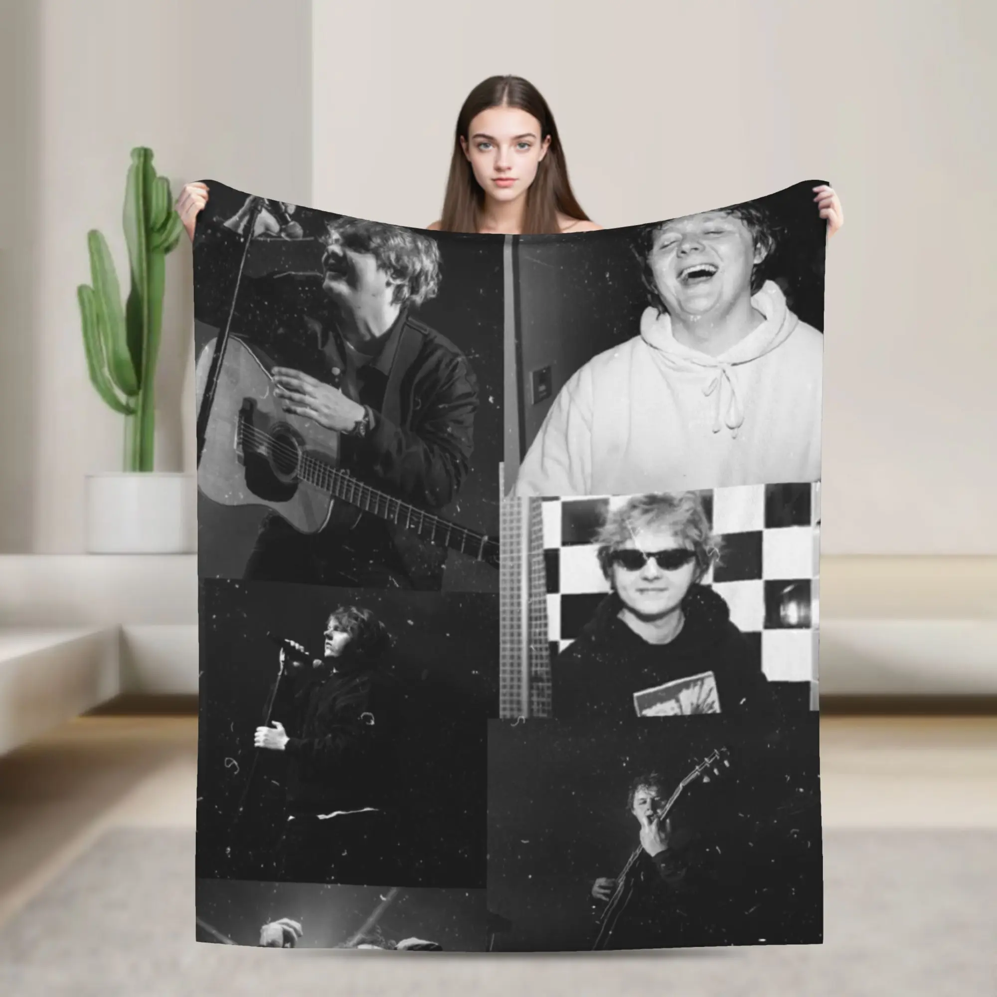 Lewis Capaldi Tour 2026 Blanket Warm Cozy Fluffy  Throw Blankets for Bed 50x60 Inch Multiple Sizes Bedspread