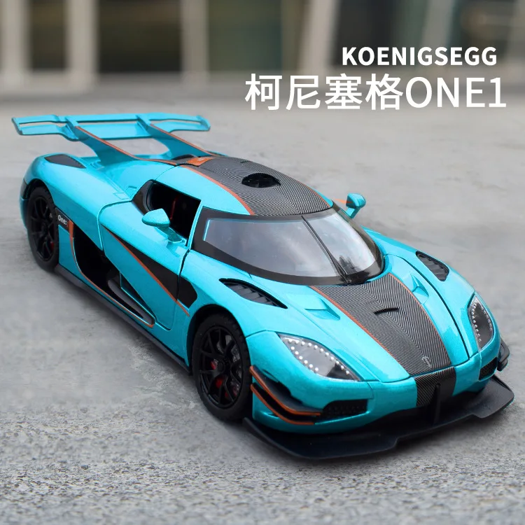 

1/24 Scale Koenigsegg ONE Diecast Alloy Pull Back Car Collectable Toy Gifts for Children