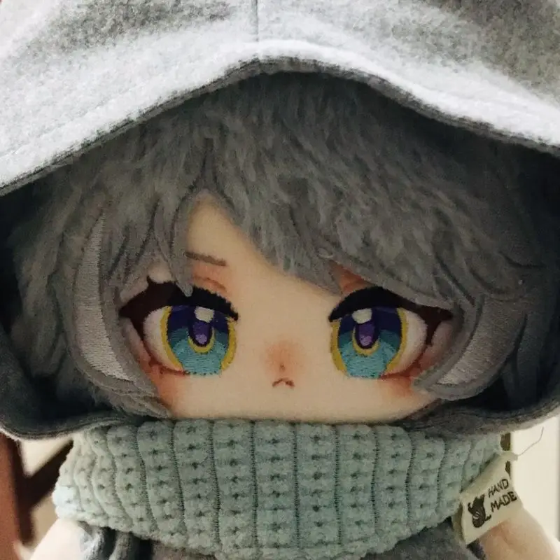 20cm anime honkai: star rail cipher série kawaii gato orelha algodão bonecas de pelúcia brinquedo jogo bonito figura plushie presente aniversário