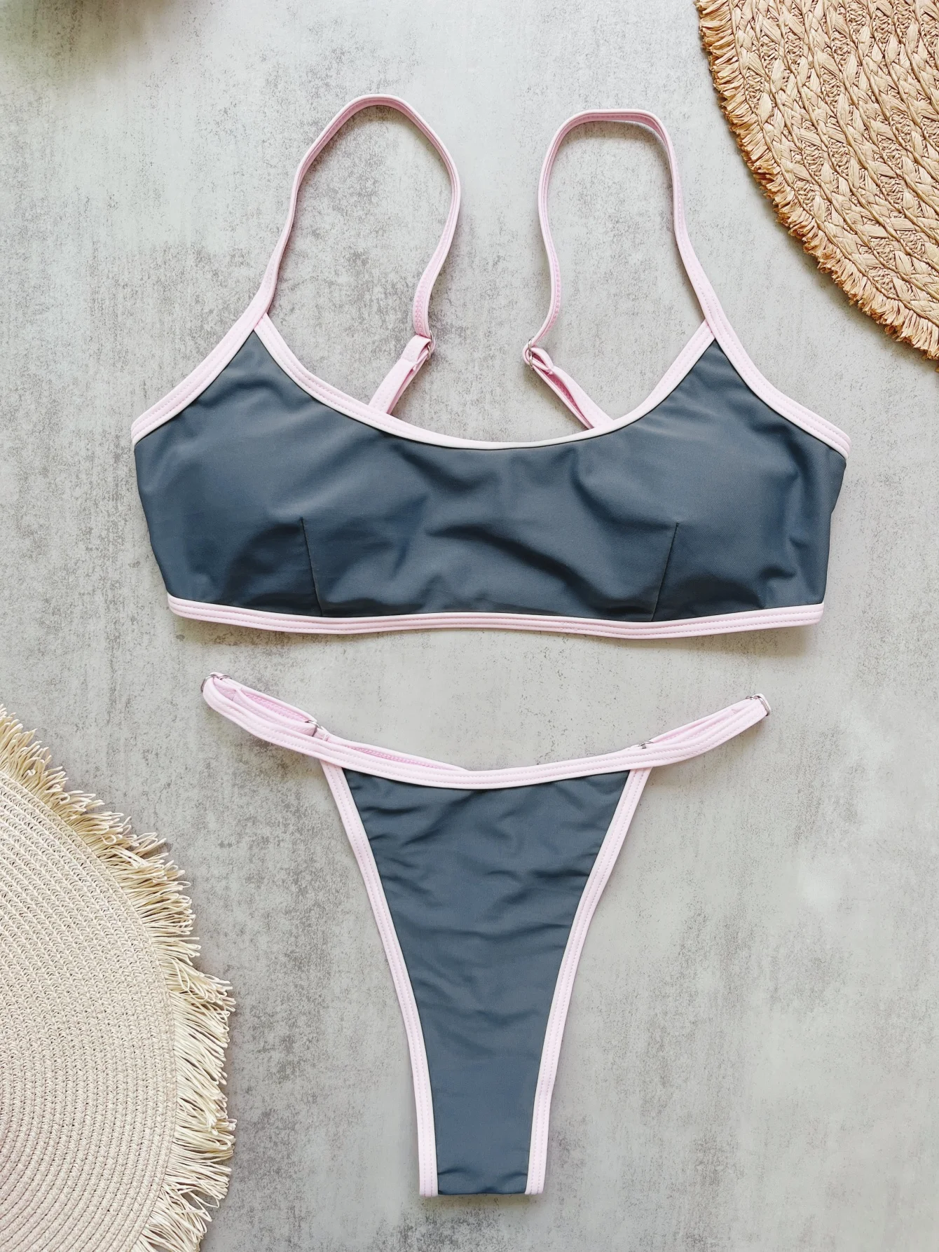 2026 Sexy Bikinis für Damen, Badeanzüge, Bikini-Set mit Kette, Strandmode, Brasilianischer Biquini, Damen-Strandkleidung – Detail 3
