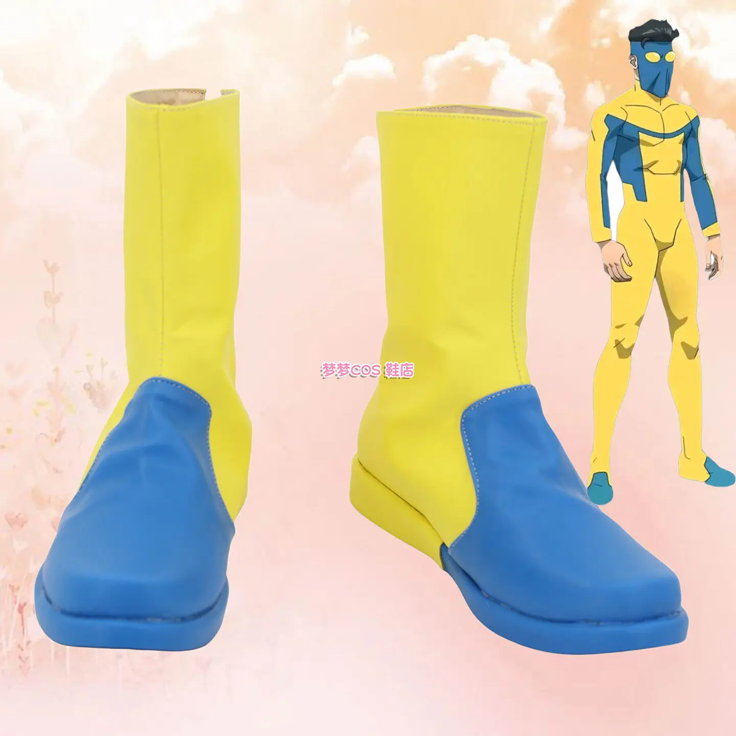

Invincible Mark Grayson Cosplay Shoes Halloween Party Christmas Costume Adult Men Roleplay Boots