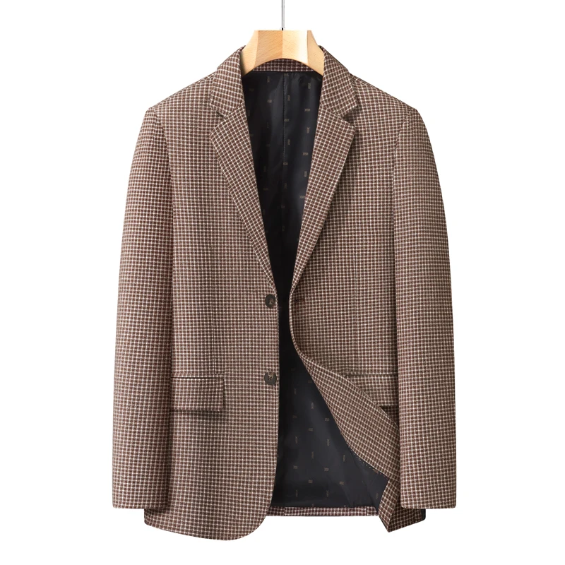 High-End New Men's Casual Suit Jacket Stylish Versatile Top for Middle-Aged And Young Fashionable Match All Seasons