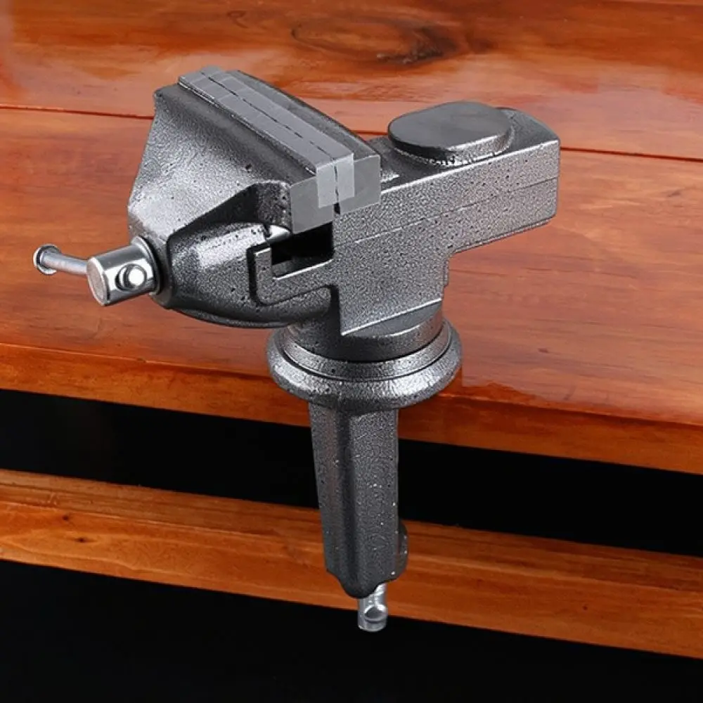 Miniature Bench Vise Durable Tabletop Clamp Flexible Rotation Fixture For Watch Repair Jewelry Making Crafts Tool