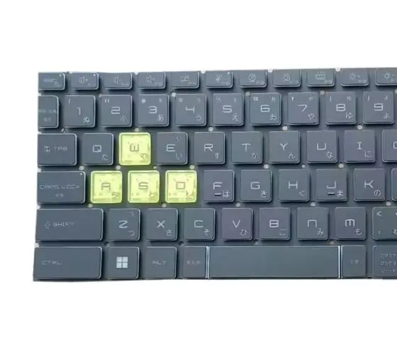 For MSI Crosshair 15 B12U Laptop No Backlit Keyboard Limited Edition B12UGSZ B12UGZ B12UEZ English US Black New