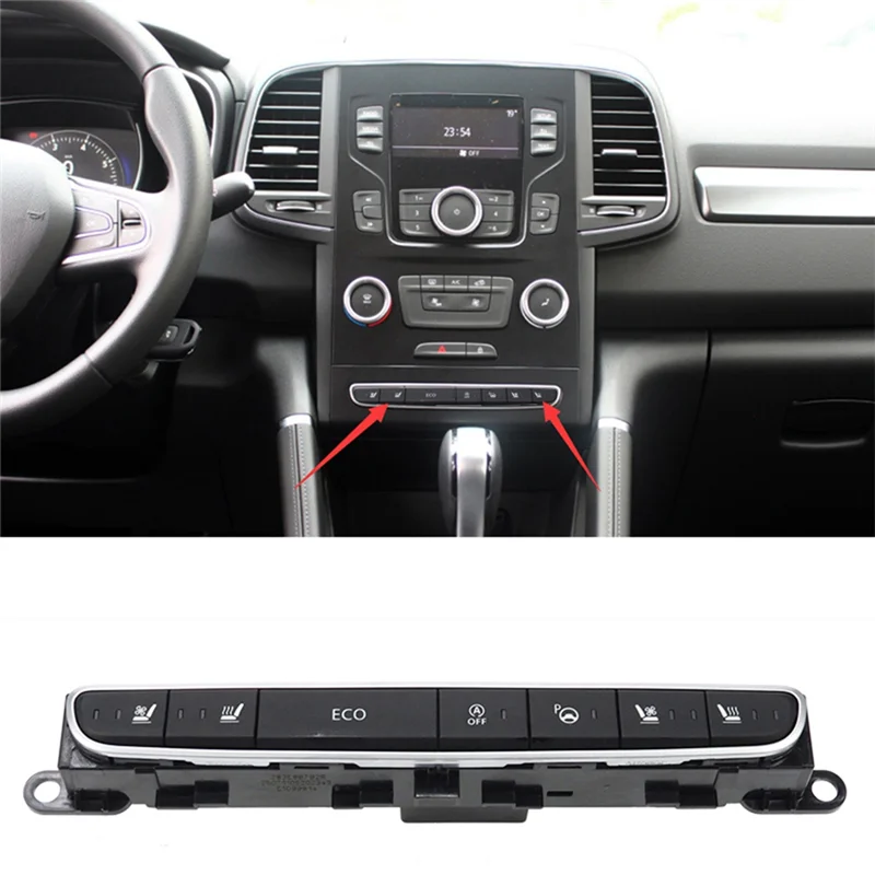 For Renault Espace Koleos Megane Instrument Panel Multifunction Key Seat Heating Switch ECO Start Stop Switch 283E86792R