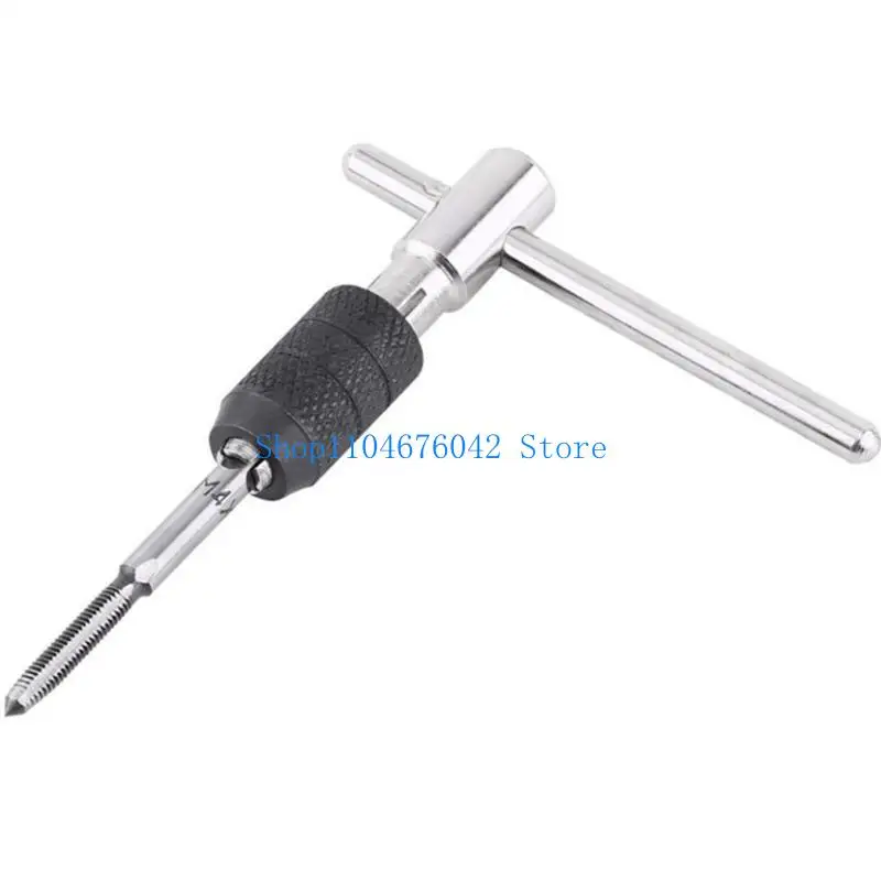 

652F T Handle Tap Wrench Set Rusts Resistant Tap Wrench set for Mechanics & Technicians Offering enhances Grip & Stability
