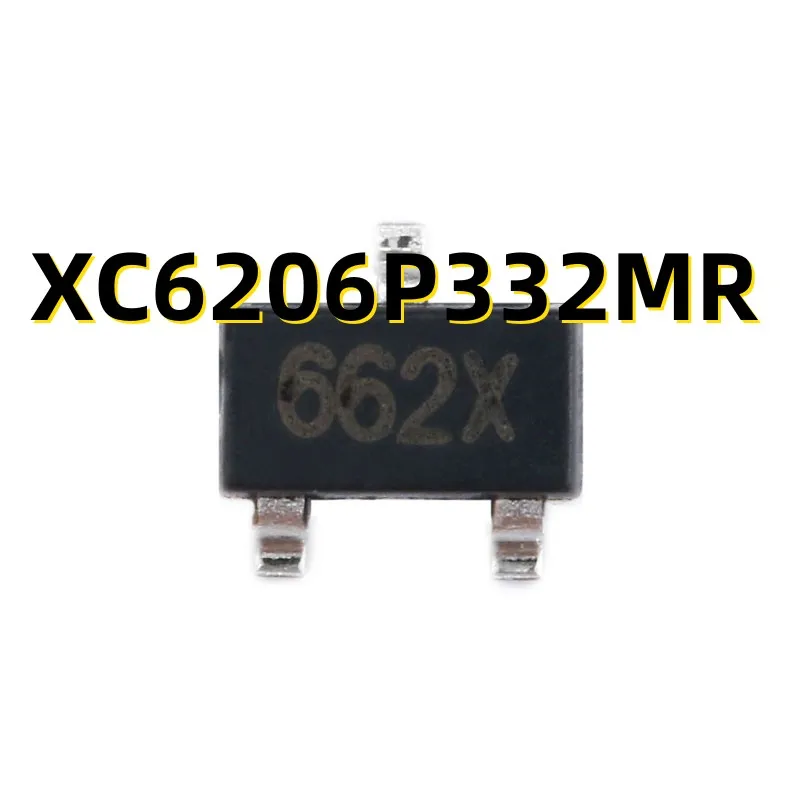 10PCS  XC6206P332MR  SOT-23-3L