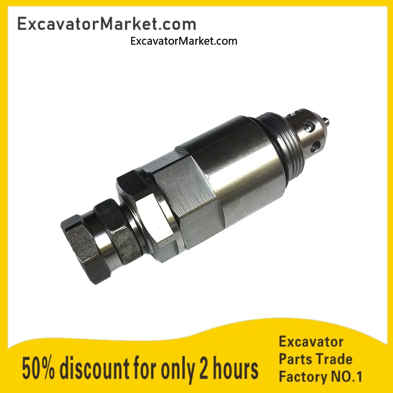 For excavator dedicated distributor distribution valve, auxiliary gun, relief valve are suitable for PC200 Excavator Accessories