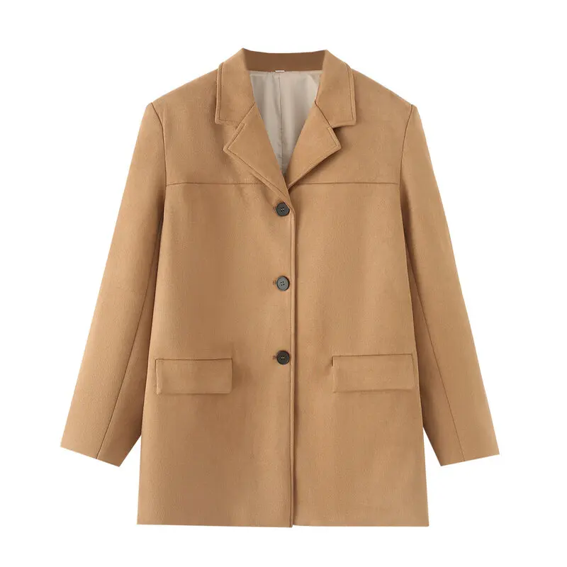 Chaqueta de Cuero de Manga Larga a la Moda para Mujer, Estilo Otoño Invierno, Nuevo Estilo Versátil, Abrigo Ajustado, Estilo ...