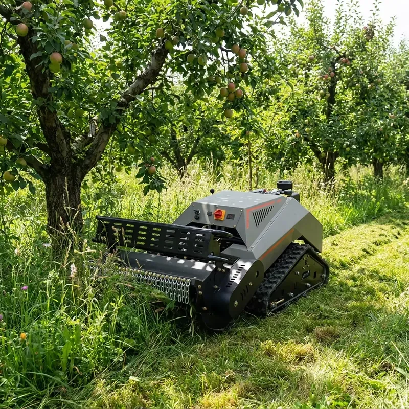 In Stock Fast Delivery With Push Shovel Durable Diesel Crawler Remote Control Lawn Flail Mowers