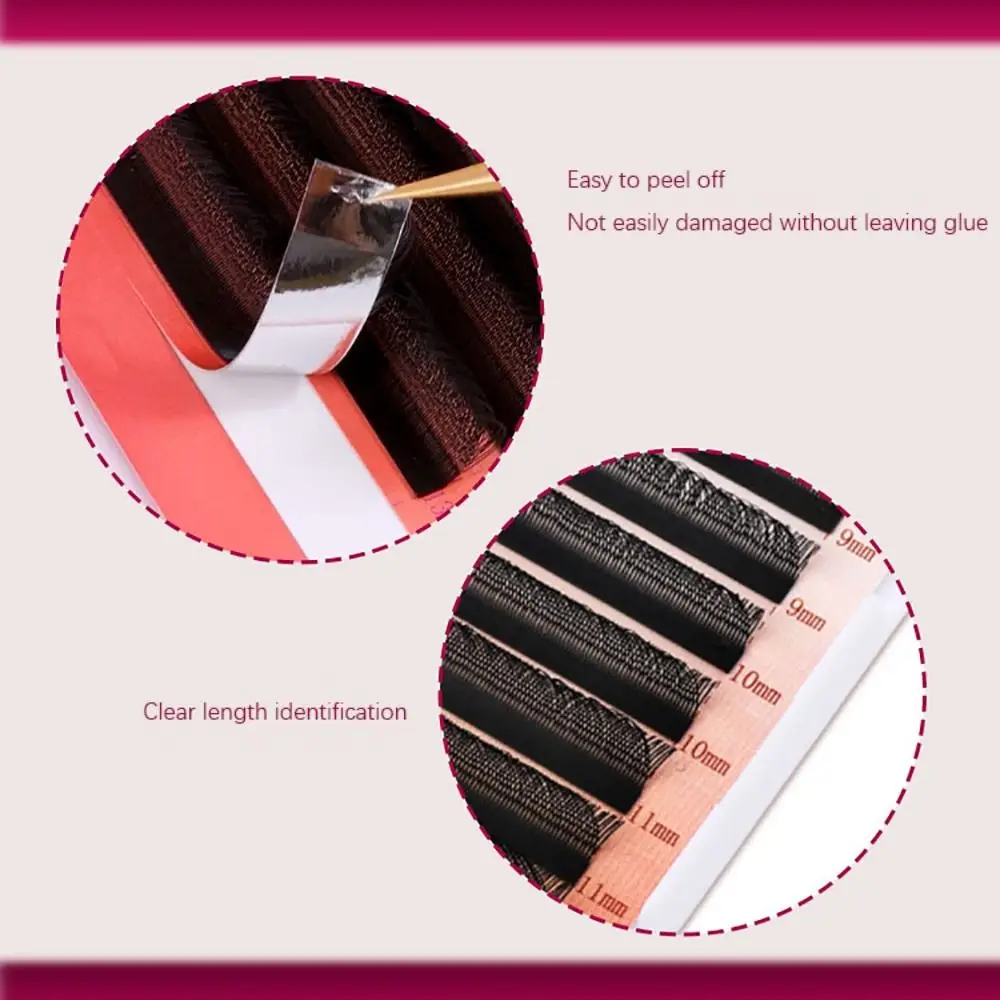 Natürliche C-Locken-Wimpernverlängerungen, 5D W-förmig, 0,07 mm, falsche Wimpern, Augen-Make-up, Schönheit, Nerz, einzelne Wimpern für Frauen