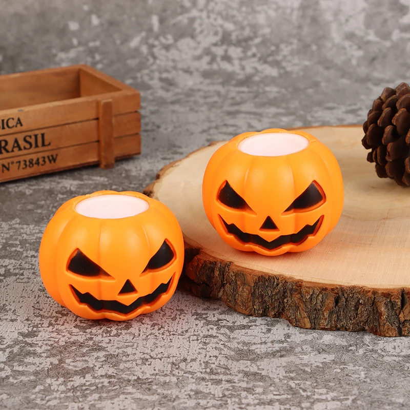 Juguete para apretar fantasma de calabaza de dibujos animados, juguetes de descompresión, Bola de ventilación para aliviar el estrés, decoración para fiesta de Halloween, accesorio para niños y adultos