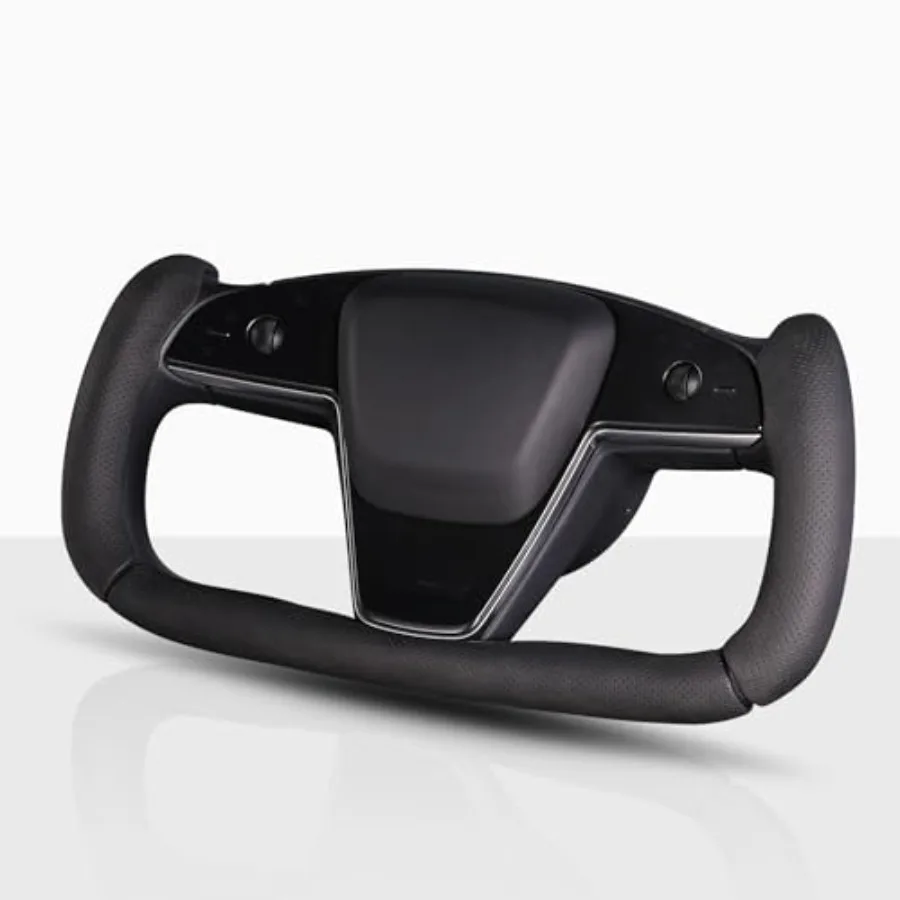 

Steering Wheel Cover for Yoke Steering Wheel, Car Steering Wheel Cover for Model S 2021-Present/Model X 2021-Present Steering W
