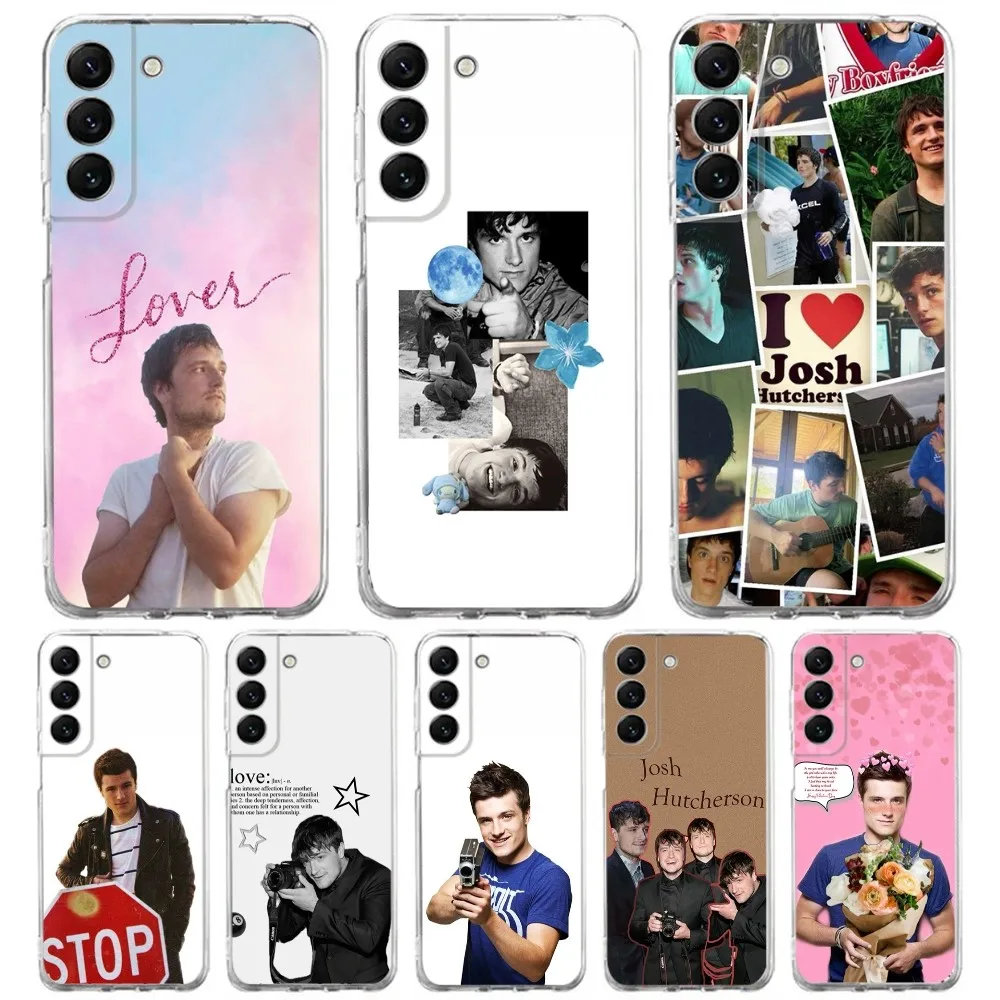 

J-Josh H-Hutcherson Phone Case Silicone For Samsung S30,S23,21,22,20 Ultra,S20 FE lite,S10,9,PIus Note20ultra Cover Clear