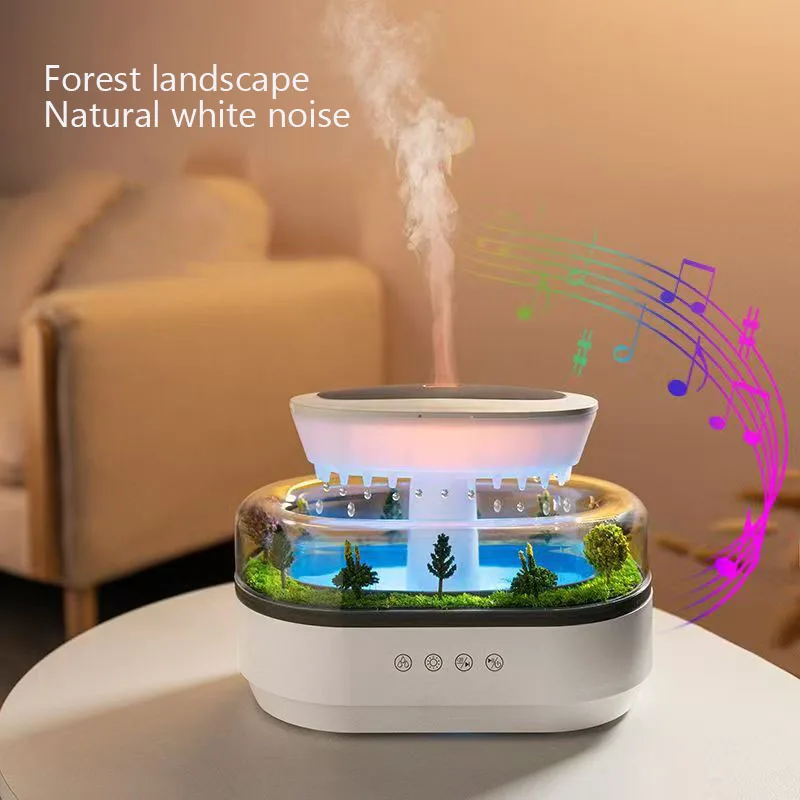 

Silent Humidifier, Micro Landscape Raindrop Humidifier, Aromatherapy Machine, Gift Essential Oil Diffuser Humidifier