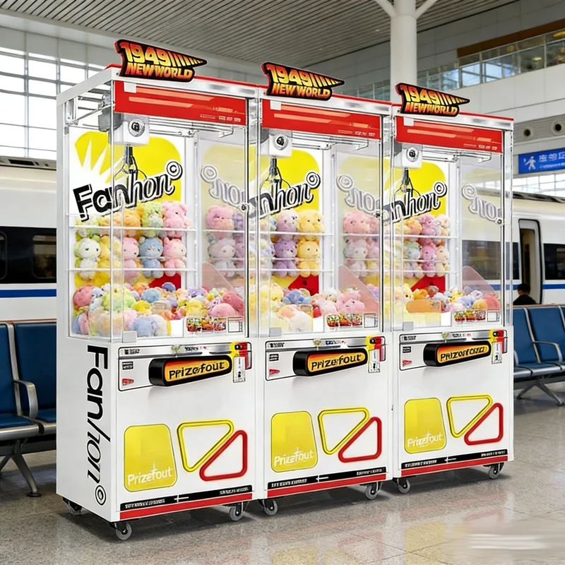 

Коммерческий аркадный кран-автомат из металла и акрила с закаленным стеклом, настраиваемой системой оплаты, оптовая продажа, развлекательный автомат для подарков