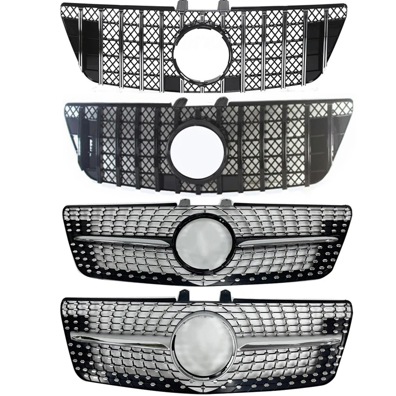 GT Style For Mercedez Benz ML class W164 ML250 ML200 ML300 20009-2012 Front Radiator Grill Kidney Hood Grille Bumper