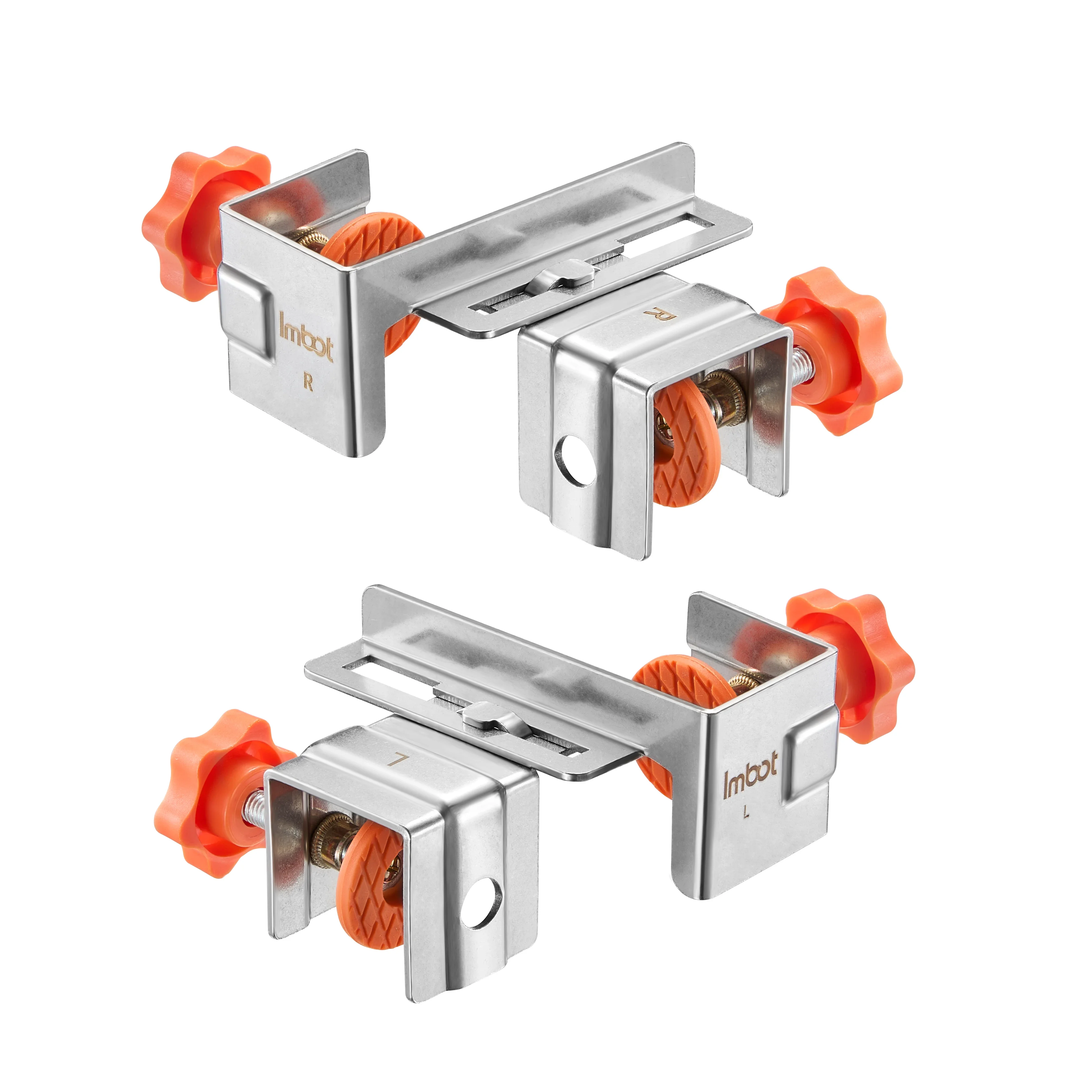New Design Stainless Steel Side Drawer Clamp Auxiliary Inner and Outer Edges Adjustable Stainless Steel Angle Clamp Set 2pcs
