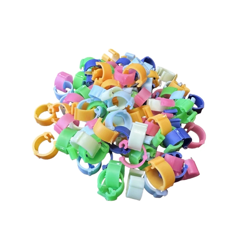 

1000 pieces of plastic pigeon leg rings with an inner diameter of 8mm and an inner diameter of 7mm, without text recognition. Th