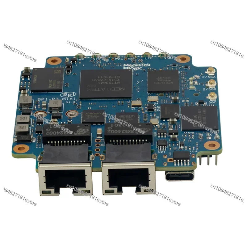 Banana Pi BPI-R3 Mini Router Board MediaTek MT7986 ARM A53 2G DDR 8G eMMC Support WiFi 6 and 2 x 2.5GbE Port Open Source Router