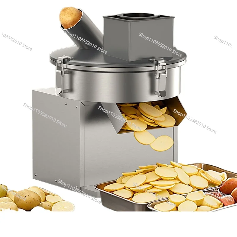 220V Multifunctional Electric Vegetable Slicer, Portable Potato Radish Shredder & Onion Dicing Machine