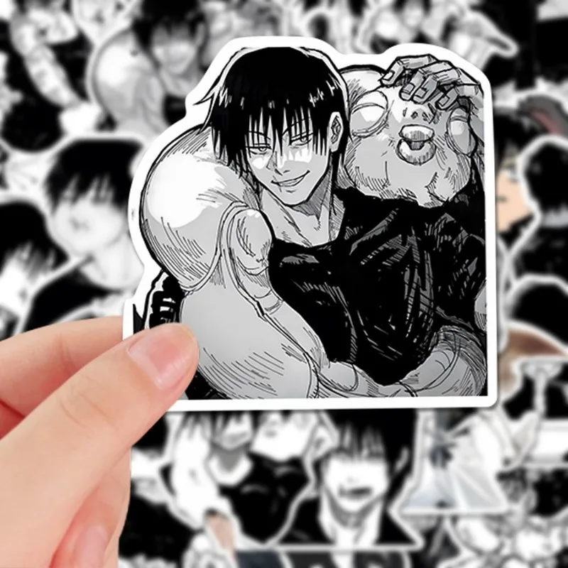 Jujutsu Kaisen Sticker Anime Fushiguro Megumi Briefpapier Stickers Cartoon Creatieve Doe-Het-Zelf Waterdichte Student Schoolbenodigdheden Decor