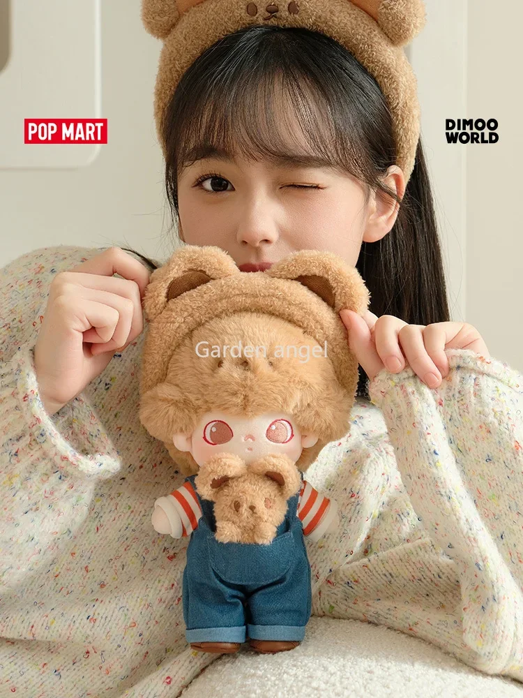 

POP MART DIMOO Animal Kingdom Series 20cm Cotton Doll Kawaii Action Figure Toys Collectible Surprise Model Mystery Box