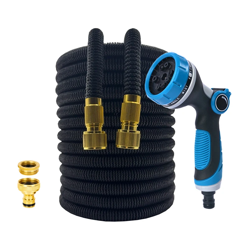 

High Quality Flexible Expandable Garden Hose High Pressure Nozzle Household Spray Cleaning Gun Car Washing Hose Garden Hose