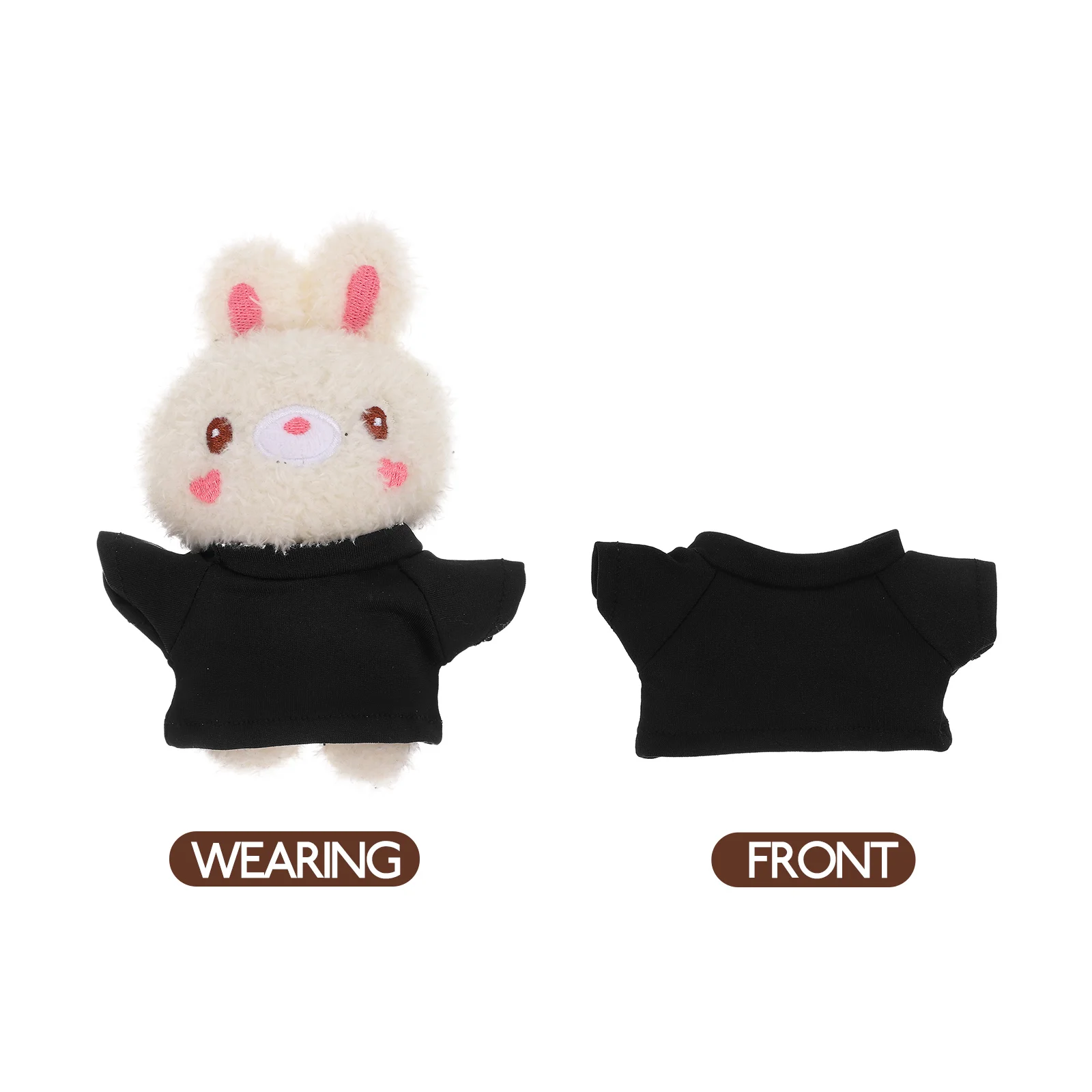 4 Pcs Classic Bear Costume Accessories Basic Tee Shirt Cloth Make Unique Stuffed Clothes Animal Clothing