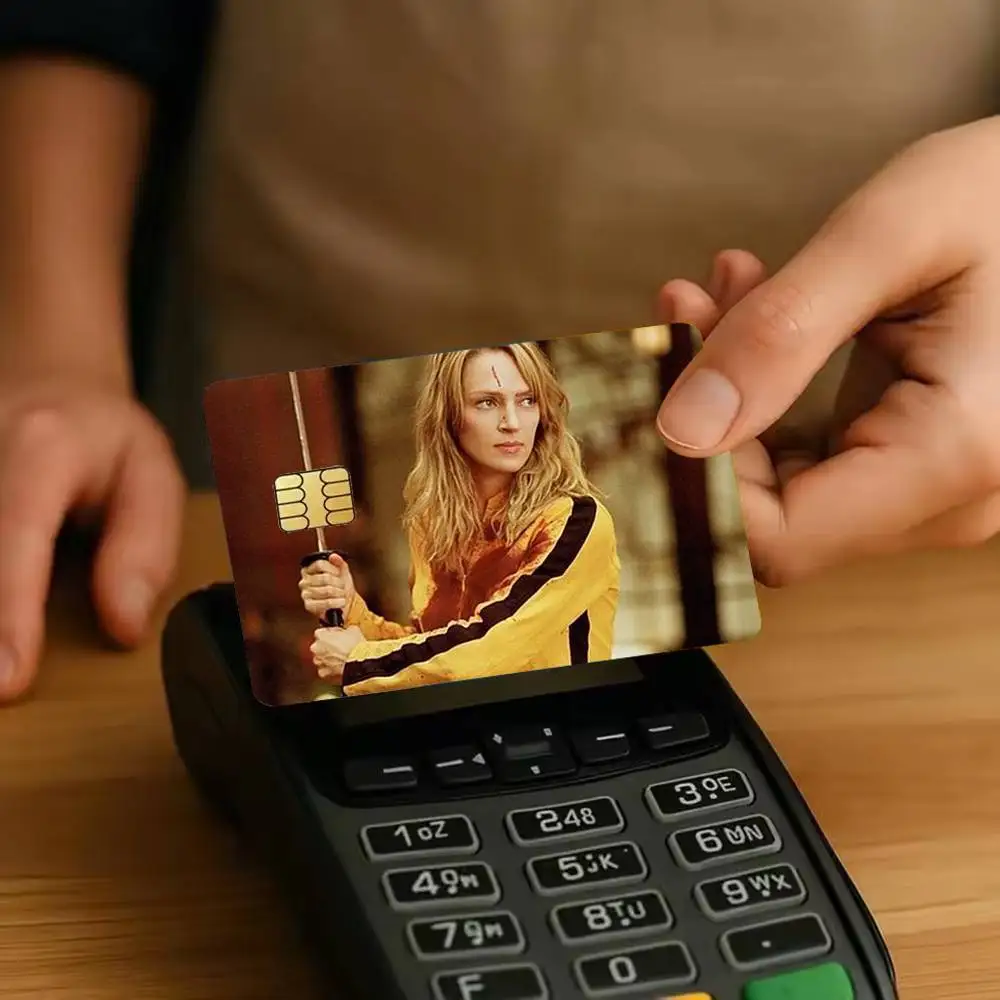 Kill Bill Movie Sticker Film Tape Skin for Credit Card Debit Card Waterproof Stickers