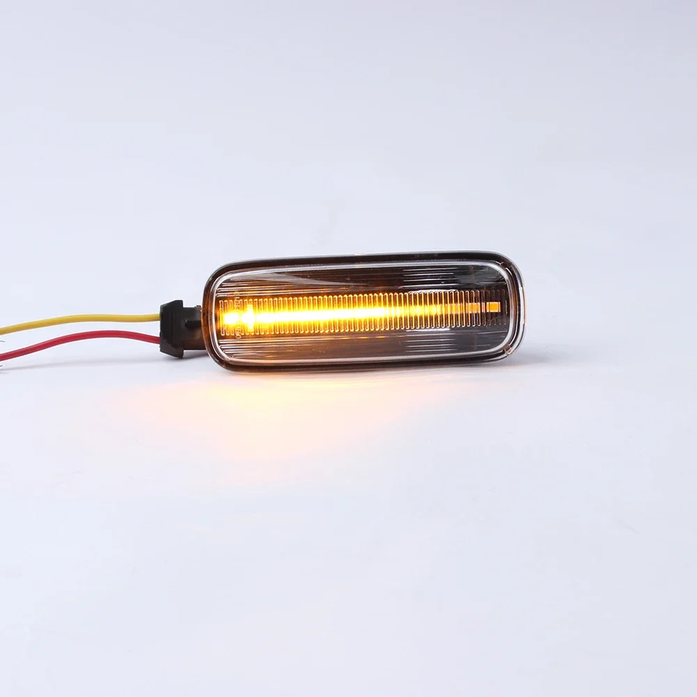 أضواء جانبية لإشارة الانعطاف الديناميكية للسيارة ، ضوء أصفر ، يسار ويمين ، مناسبة لسيفيك EK9 ، EK1 ، EK2 ، EK3 ، EK4 ،-، 12 فولت العاصمة ، 2