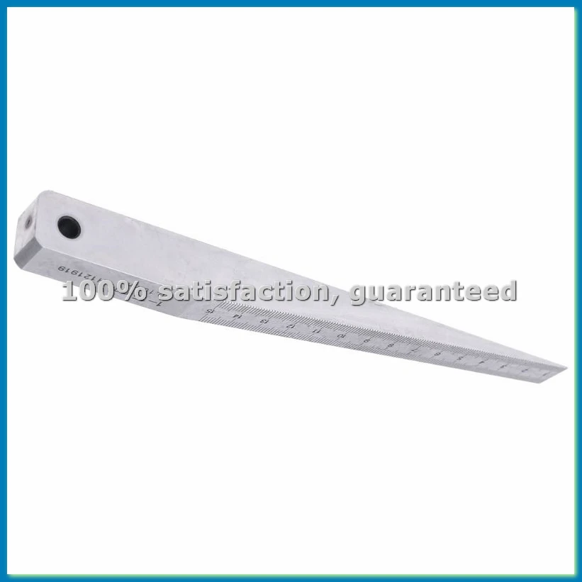 1-15MM Wedge Feeler Gauge Crack Flatness Layout Insert Wedge Gauge Welding Taper Measuring Tool Caliper-ABLL