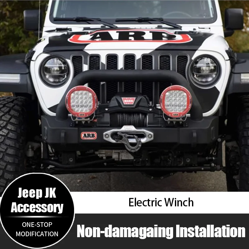 High Quality Electric Heavy Duty Tool Kit 10000lbs Off-Road Truck Winch for Jeep Wrangler JK Accessories