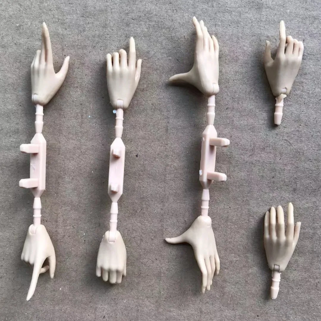 1/6 Puppe Hände Füße Super Weiß Beige Braun Puppe Zubehör 4 Geste Puppe Hände Dekore Für Weibliche Puppen – Detail 21
