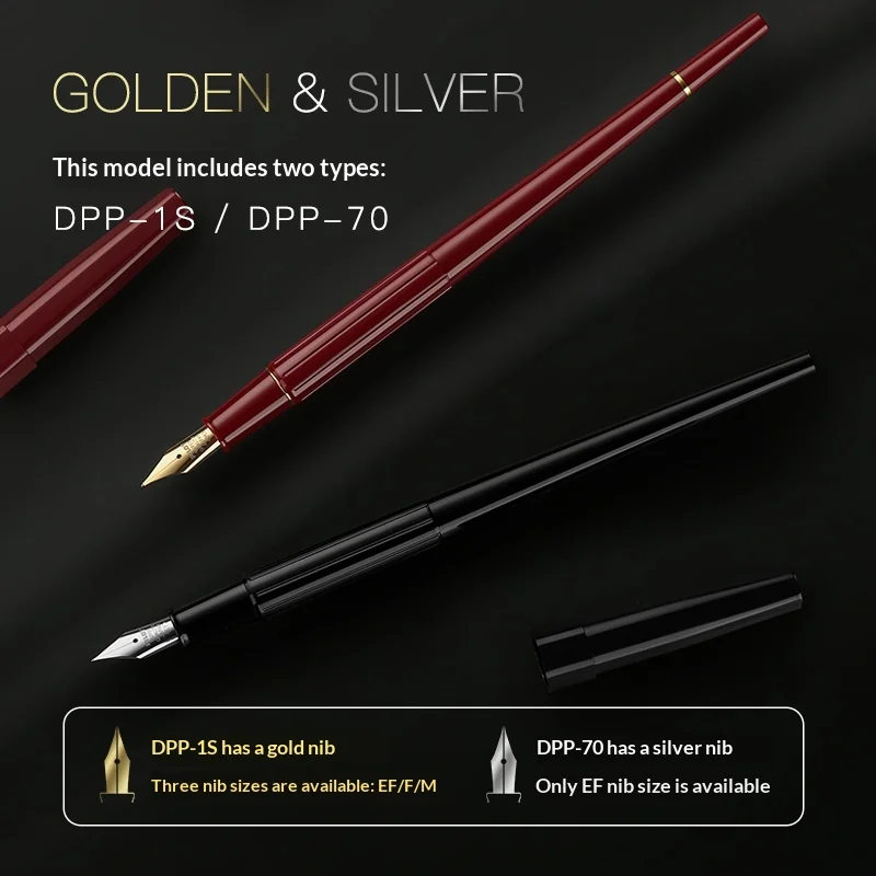 PILOT DPP-70/DPP-1S FP-60R Long-stem Hand-drawn Fountain Pen,Fine Nib,Very Suitable For Drawing, Outlining,Sketching Calligraphy