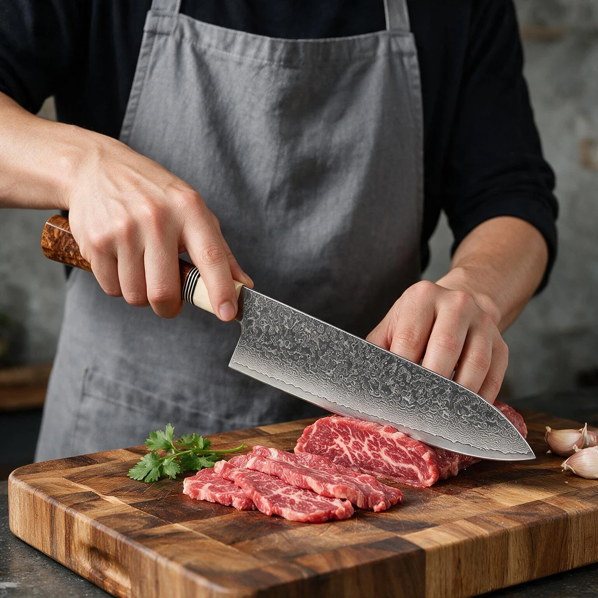 XITUO 8 Inch Japanese Chef Knife Hand Forged 67 Layers Damascus Steel Sharp Kitchen Cooking Knife Red Wood Handle Gyuto Gift