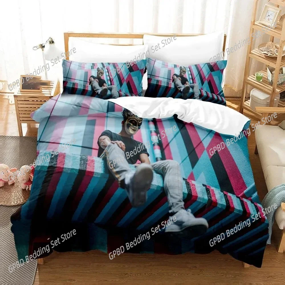 Boris Brejcha Bedding Set Boys Girls Twin Queen Size Duvet Cover Pillowcase Bed Kids Adult Fashion Home Textileextile