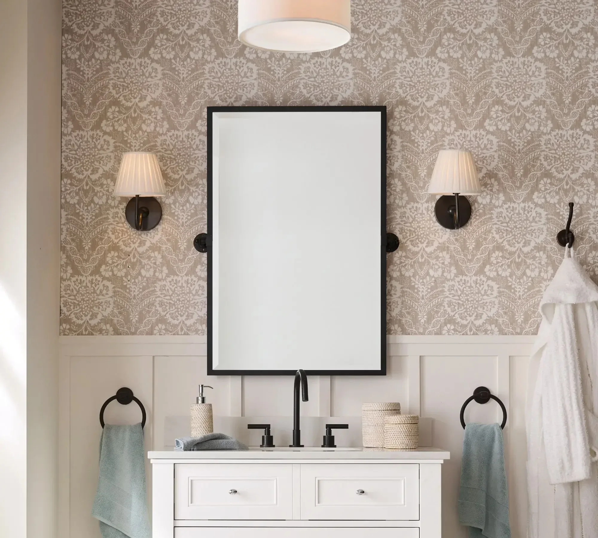 Retro All Copper Linen Wall Lamp Double Head Bedroom Bed Simple Living Room Corridor Bathroom Mirror Headlight Xiffenty